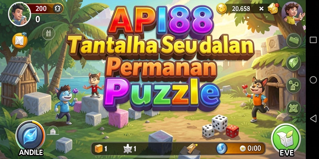 Tampilan gameplay seru dari API88 dengan teka-teki menarik.