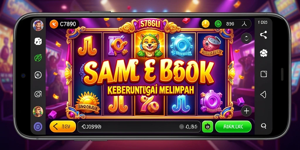 Screenshot C7890 menampilkan gameplay Slot yang memikat.