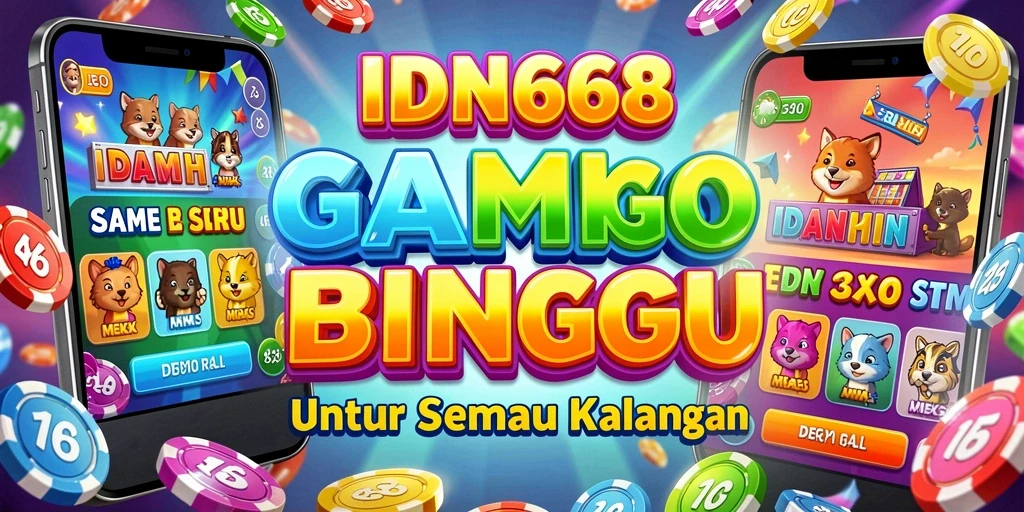 Screenshot gameplay IDN668 yang menampilkan keseruan bermain Bingo.