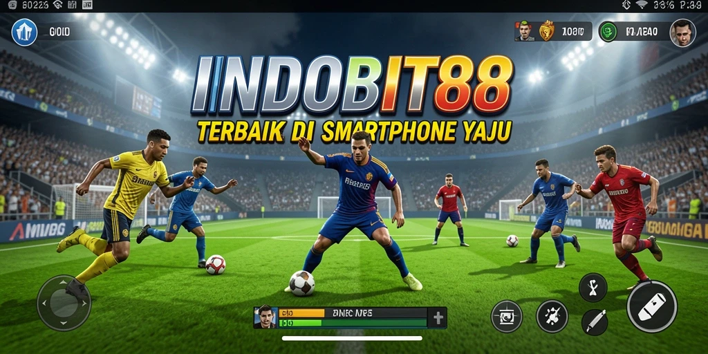 Tampilan gameplay mendebarkan dari INDOBIT88, menampilkan pertandingan olahraga yang seru.