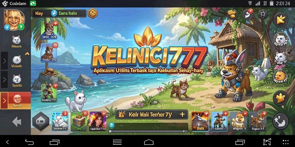 Tampilan antarmuka KELINCI777 yang ramah pengguna dan interaktif.
