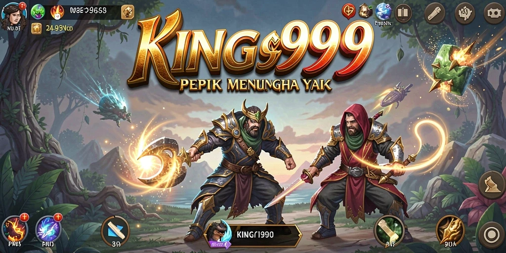 Tampilan gameplay yang mendebarkan dalam KING999 dengan petualangan epik.