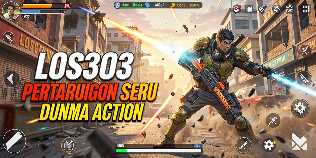 Gameplay intens dengan pertarungan seru di LOS303.