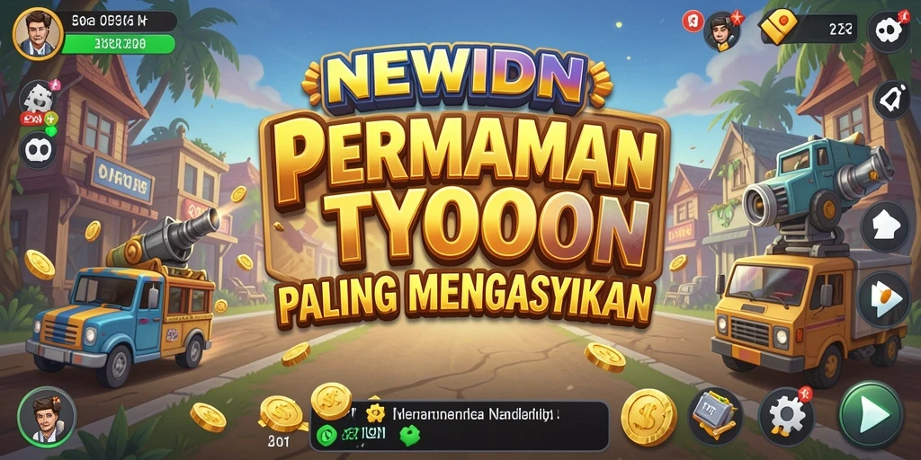 Tangkapan layar gameplay <strong>NEWIDN</strong> yang menampilkan manajemen bisnis yang menarik.