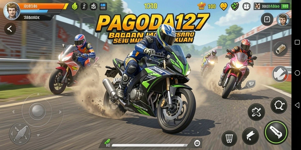 Tampilan screenshot gameplay seru dari PAGODA127
