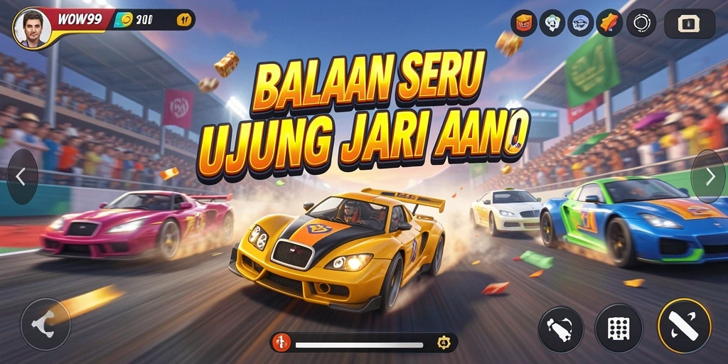 Tampilan gameplay WOW99 yang penuh aksi dan adrenalin.